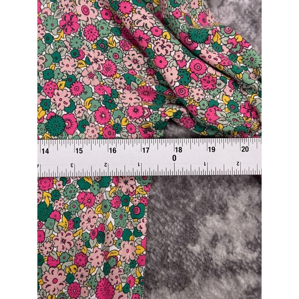 Boden Dress Womens Jersey V Neck Prairie Floral Short Sleeve Size 8 - Picture 4 of 9